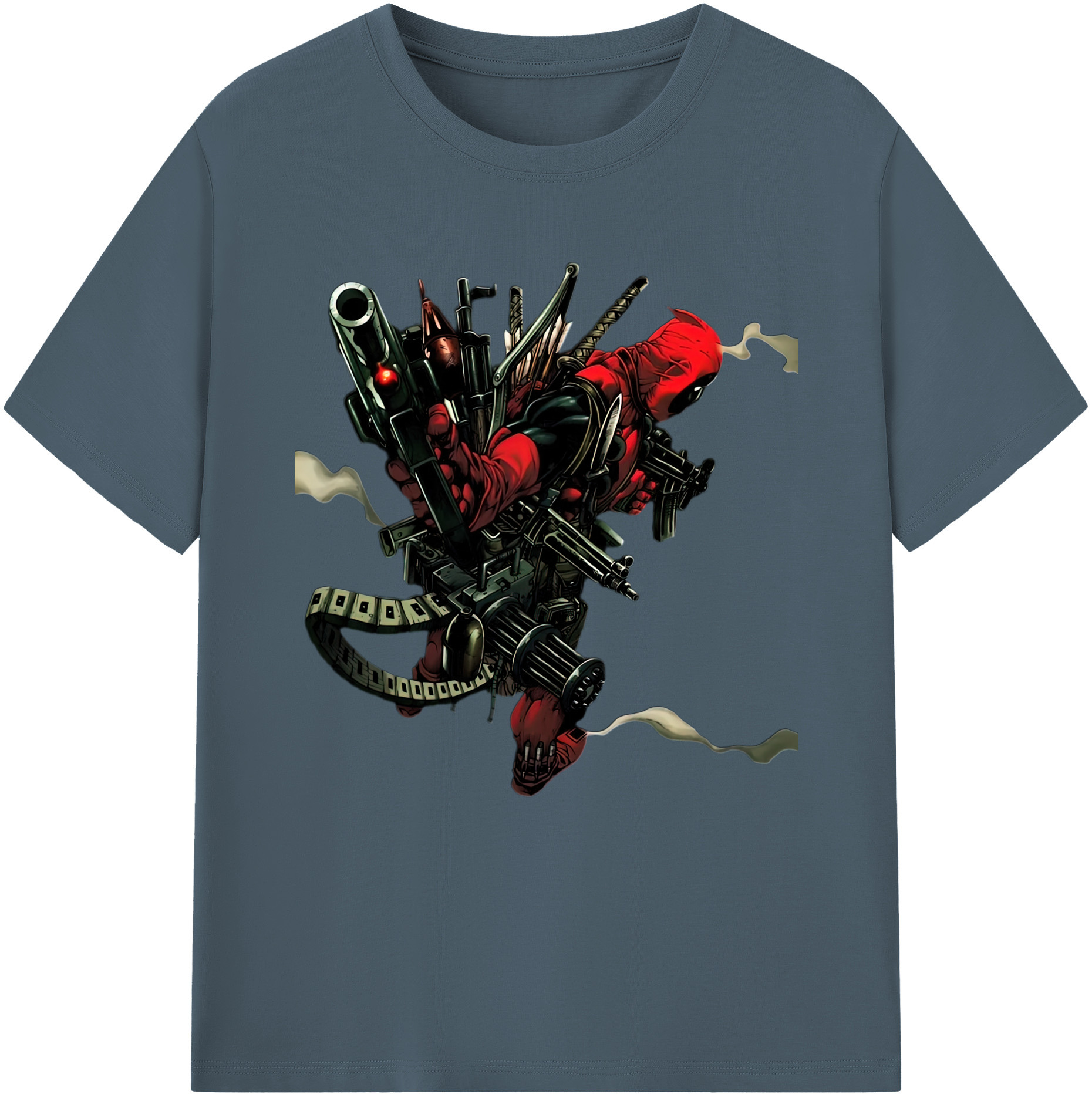 （画像用） Deadpool デッドプール 綿100％半袖Tシャツ（フロントプリント）